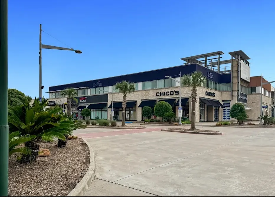 Pearland Town Center exterior near the office entrance