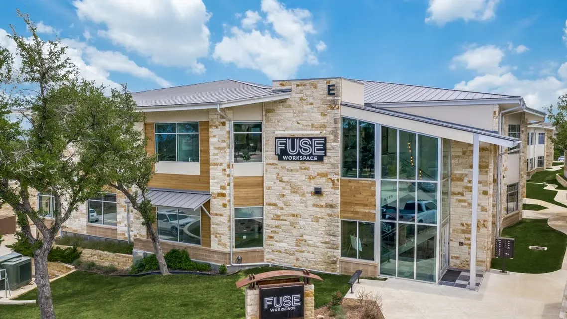 Fuse Workspace Building E exterior at 14425 Falcon Head Blvd Bee Cave