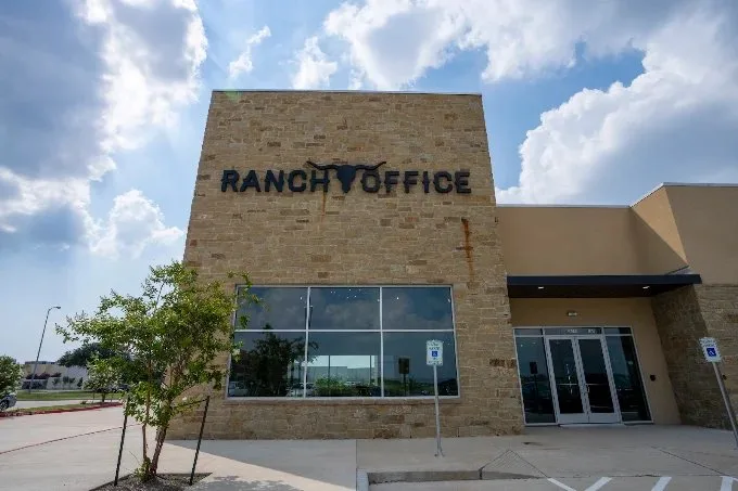 Ranch Office building exterior on Kingsland Blvd Katy