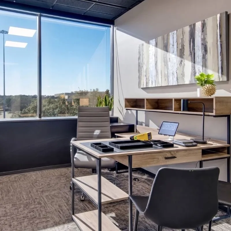 Private evaluation office at the American Gold Tour Irving location in Las Colinas