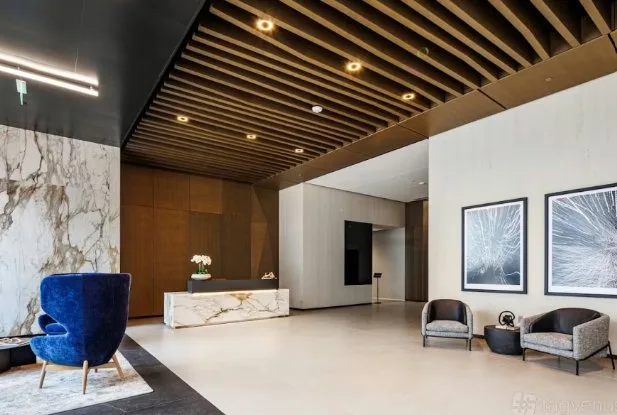 Reception lobby at the American Gold Tour McKinney location in the District 121 building