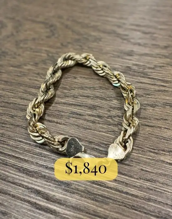 Real customer payout: we paid $1,840 for rope bracelet