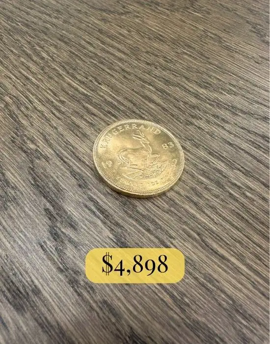 Real customer payout: we paid $4,898 for gold coin